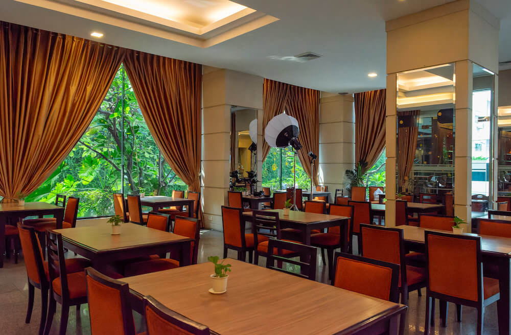 サンビーム ホテル パタヤ（Sunbeam Hotel Pattaya）の朝食会場