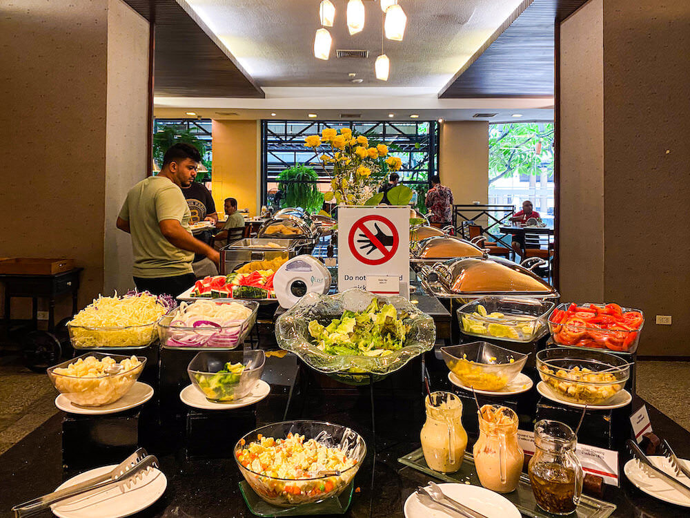 サンビーム ホテル パタヤ（Sunbeam Hotel Pattaya）の朝食ビュッフェ１
