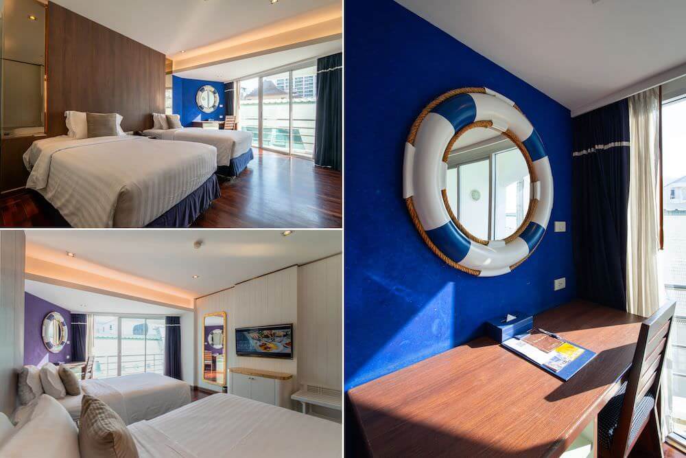 エーワン ザ ロイヤル クルーズ ホテル パタヤ（A-One The Royal Cruise Hotel Pattaya）の客室